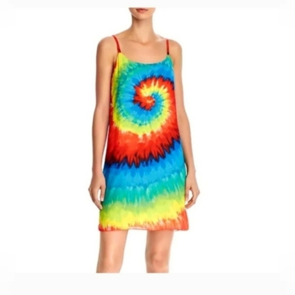 Alice + Olivia emmie tie dye mini dress SIZE Small NWT - Picture 5 of 13